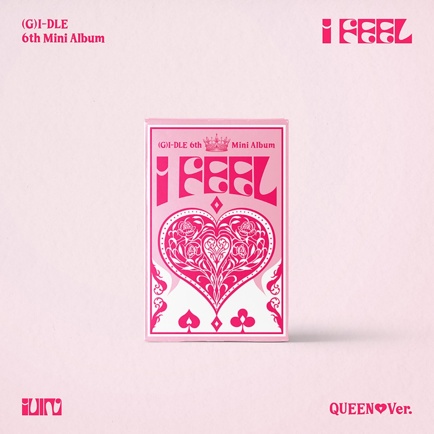 (G) I-DLE - I FEEL / 6TH MINI ALBUM (QUEEN VER.)